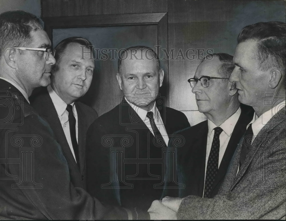 1965, Traffic Officer T. P. McAdory given American Red Cross award - Historic Images