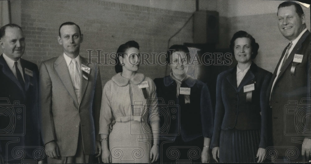 1958 The Alabama Fraternal Order of Police elected Officers - Historic Images