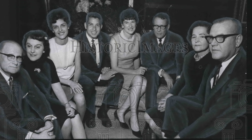 1968, Senator and Mrs. Tom Radney with Others in Alabama Filibuster - Historic Images