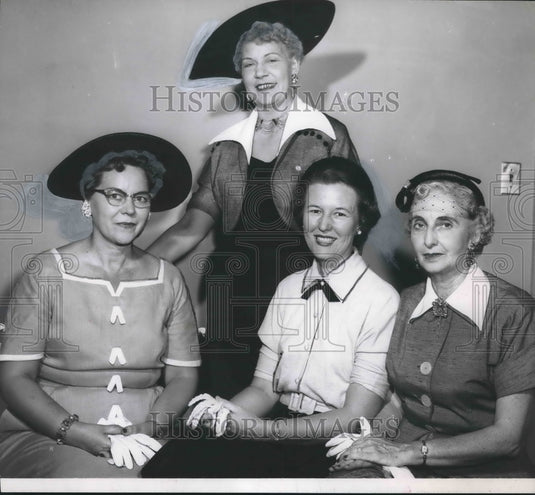 1955 League of Business & Professional Women at Annual Meeting - Historic Images