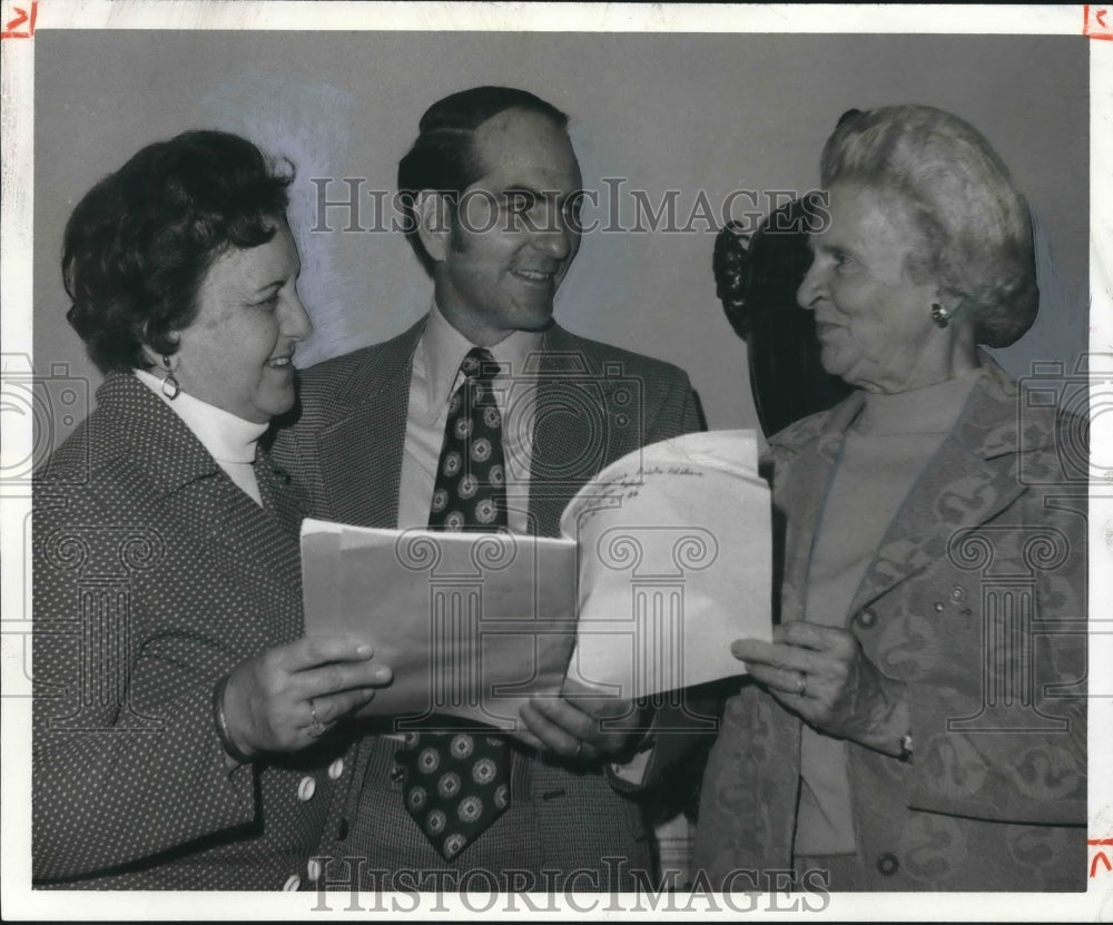 1974, Dr. Allen K. Jackson, Others at Girls, State Leaders Conference - Historic Images