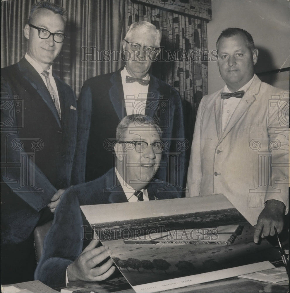 1960, Architects Show Plans for Bessemer $3 Million Shopping Center - Historic Images