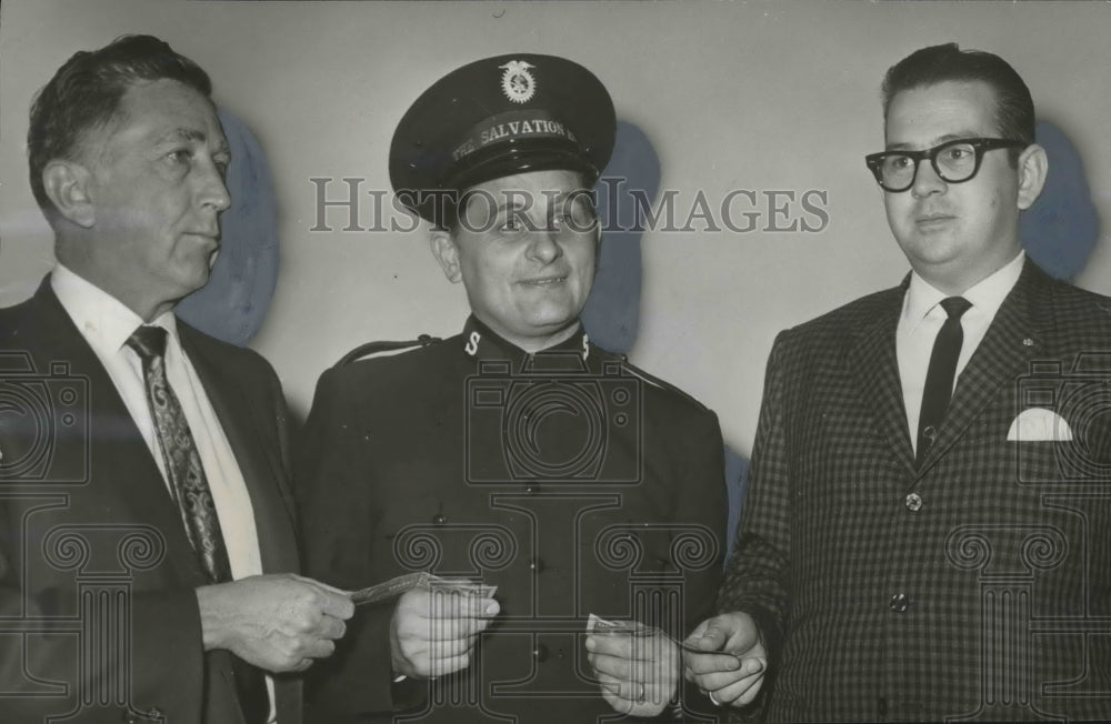 1968, Fraternal Order of Police Helps Salvation Army Raise Money - Historic Images