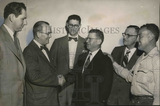 1953, New Officers of Dadeville Chamber of Commerce at Installation - Historic Images