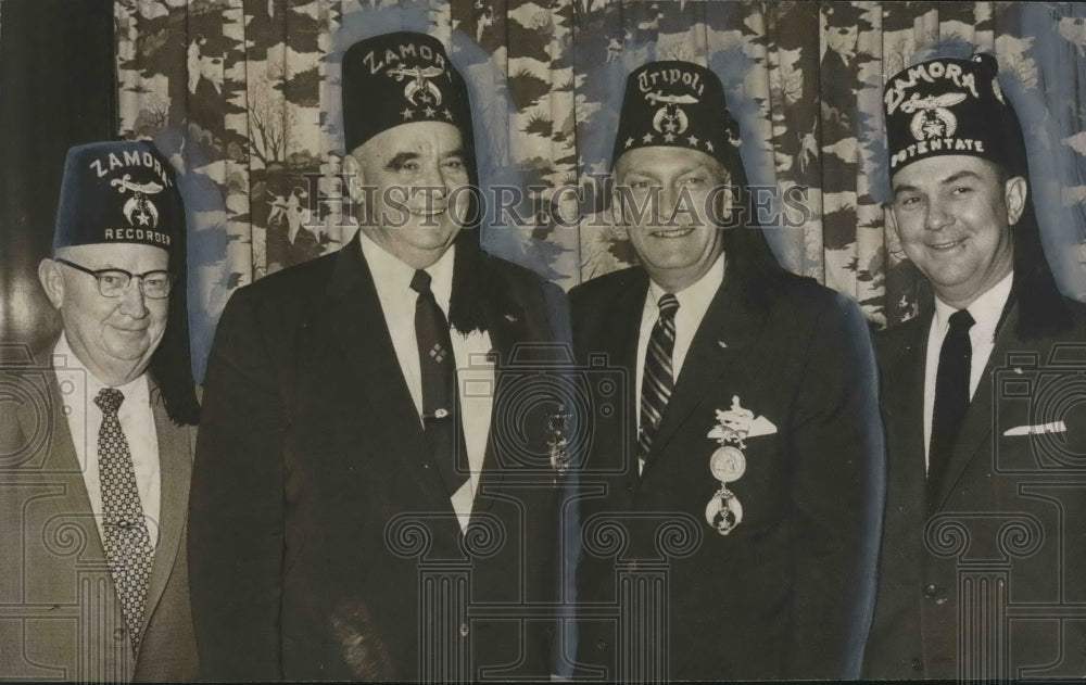 1958 Imperial Potentate Thomas W. Melham of Zamora Temple, Shriners - Historic Images