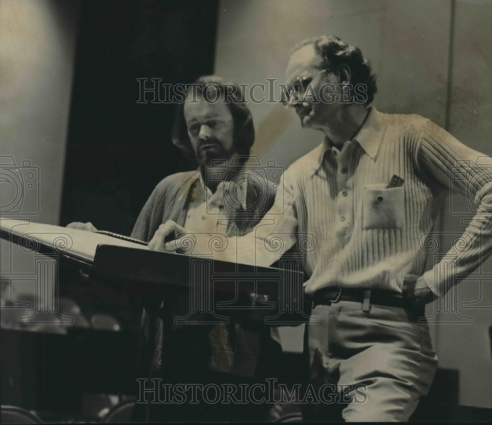 1975 Huntsville Symphony Orchestra Conductor Marx Pales, Lee Holby - Historic Images
