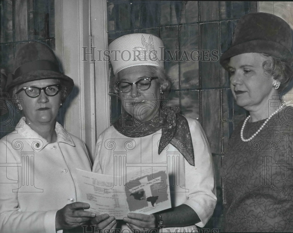 1968, Alabama Baptist Women&#39;s Missionary Union Elects New Officers - Historic Images