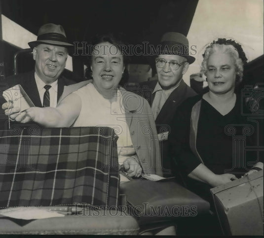 1964, Alabama Democratic Delegates to Convention in Atlantic City - Historic Images