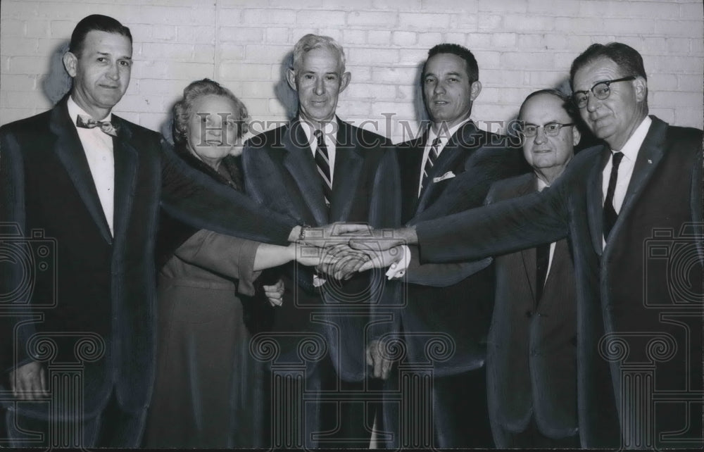 1960, Hueytown Mayor Majors Nordan with Others of First City Council - Historic Images