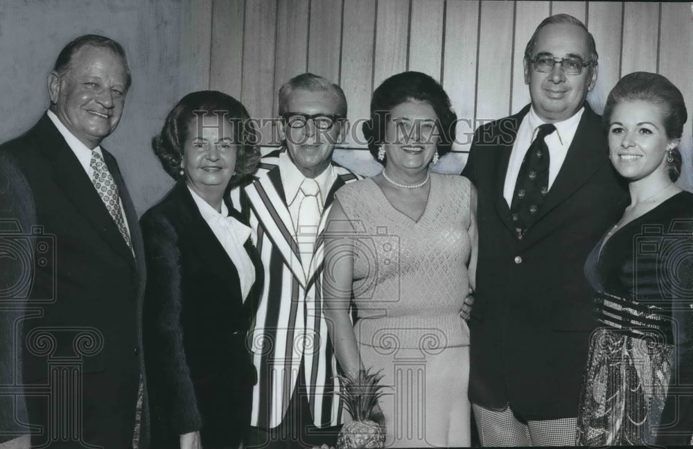 1973, Socialites Enjoy Festivities at Yacht Club Party - abno08319 - Historic Images