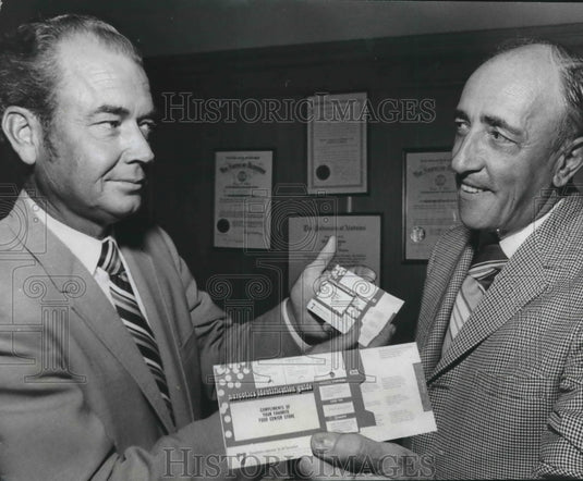 1971, Charles La Rocca & Earl Morgan With Anti-Drug Campaign - Historic Images