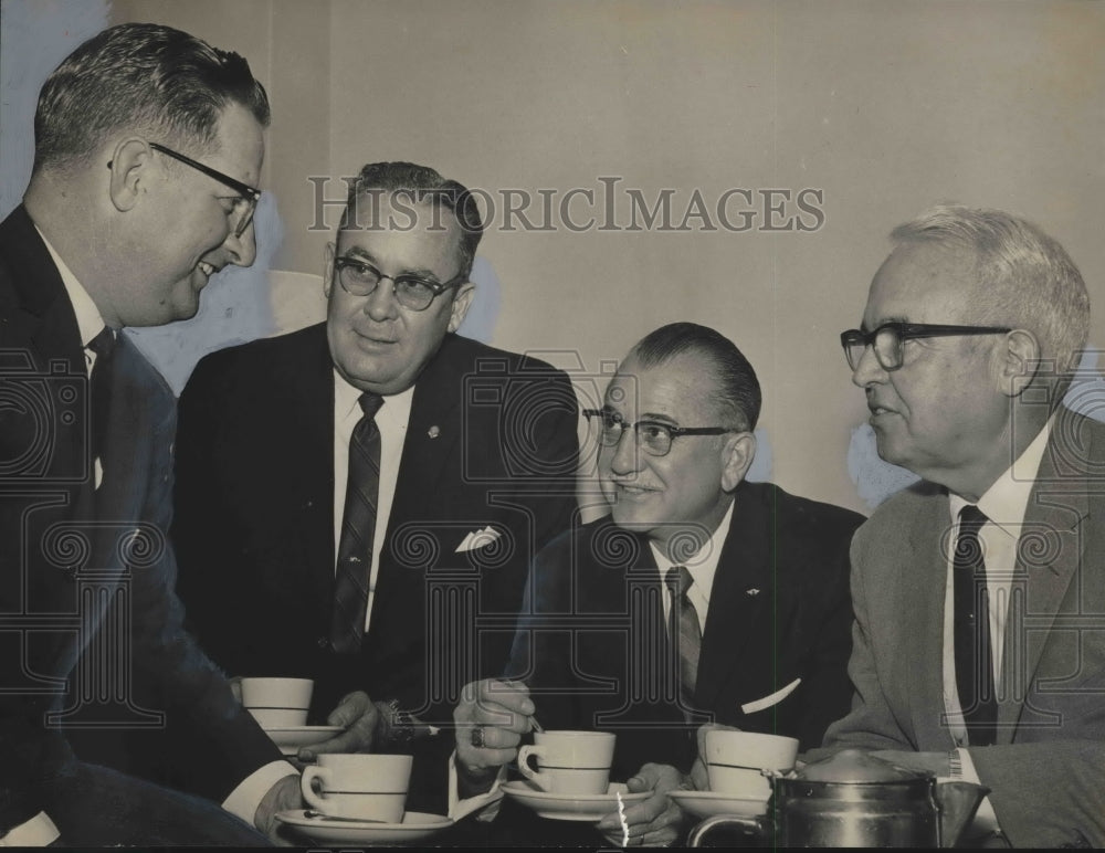 1963, John Z. Schneider at National Association of Life Underwriters - Historic Images