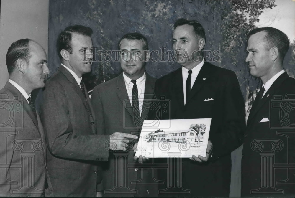 1965, Newly Elected Officers - Birmingham Association Home Builders - Historic Images