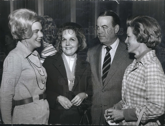 1974, Out-of-towners at Politics-Spirit of '74 Luncheon-Fashion Show - Historic Images