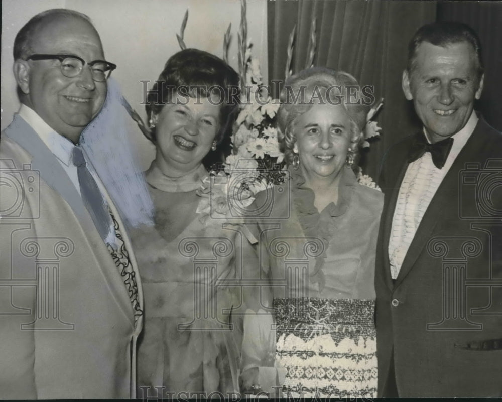 1972 Green Valley Country Club Members With President Reese Johnston - Historic Images