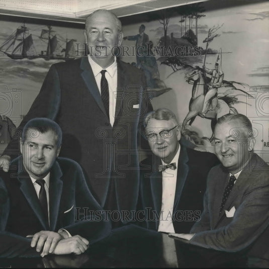 1960, New & Outgoing Officers - Club Managers Association of Alabama - Historic Images