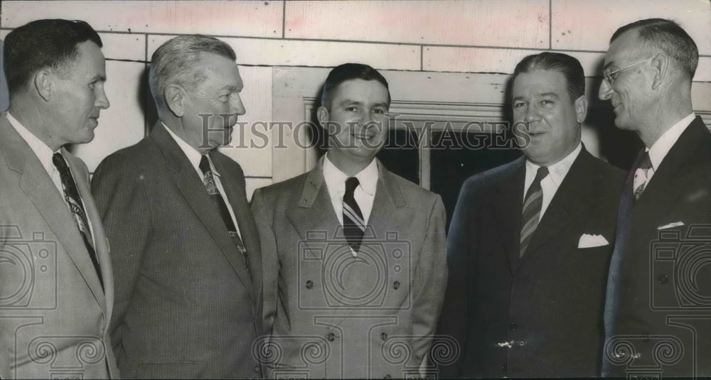 1954 Officials Alabama Power Company Discuss Expansion Plans - Historic Images