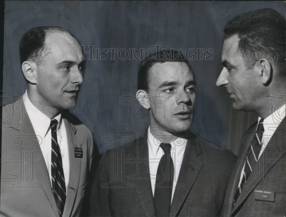 1965, Politicians John Grenier, Thomas Brigham, Bennett - abno08540 - Historic Images