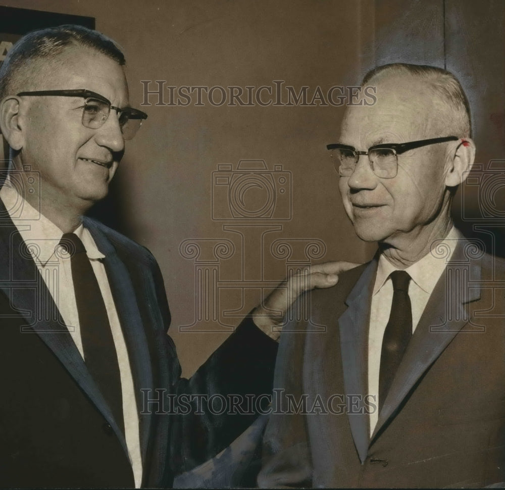 1958 Ensley High School Educators Earl Seichreist & Claude McLain - Historic Images