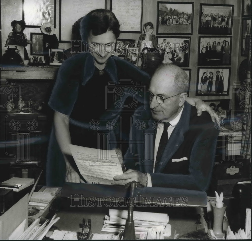 1959 Dr. &amp; Mrs. James H. Jones, Jacksonville State College, Alabama - Historic Images