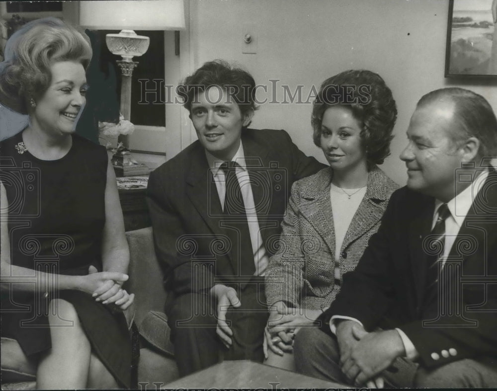 1972 Mrs. Harry Arthur Jr., Rev. & Mrs. Tom Jones & George Wheelock - Historic Images