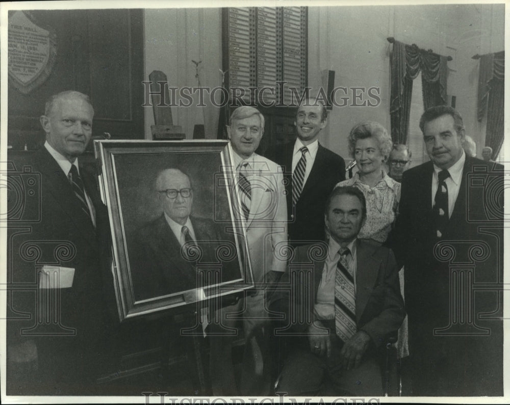 1979 Press Photo Unveiling of Former Alabama Senator Walter Givhan's Portrait - Historic Images