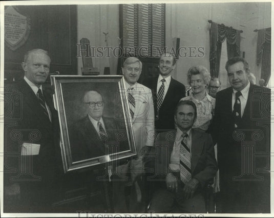 1979 Press Photo Unveiling of Former Alabama Senator Walter Givhan's Portrait - Historic Images