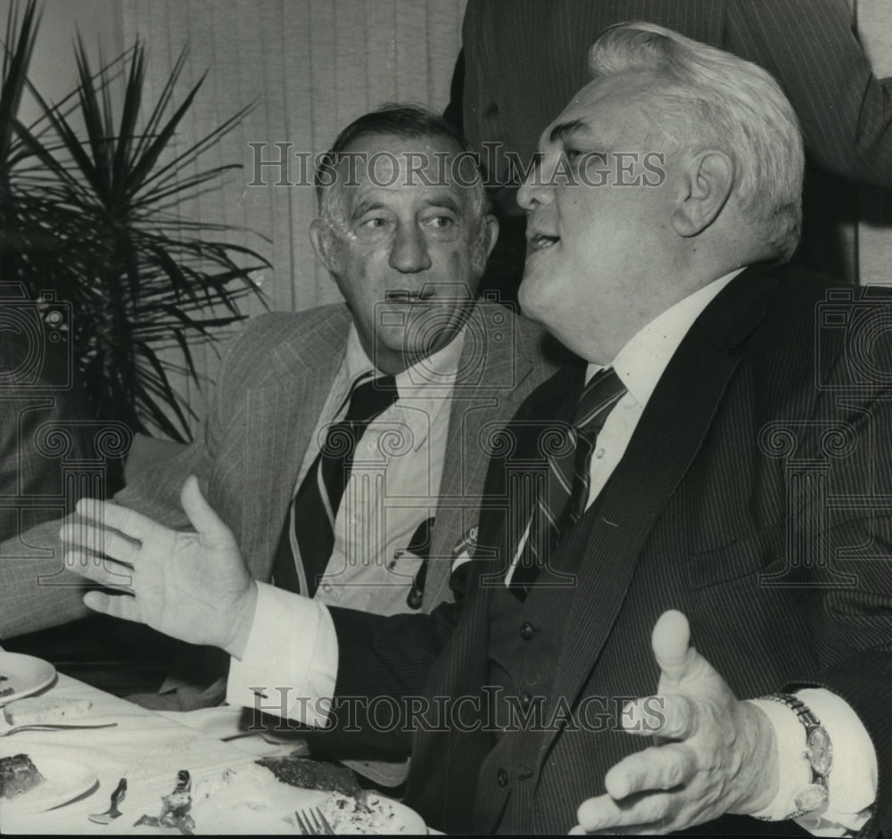 1977, Holt Rast, University of Alabama player at Quarterback Club - Historic Images