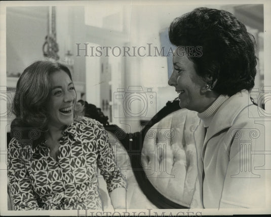1975, Cornelia Wallace & Sylvia Chase on "Magazine" on CBS - Historic Images
