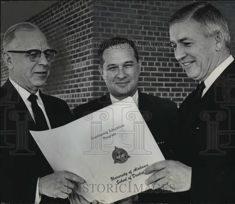 1966, Drs. Klapper, Singer &amp; Joseph Volker at University of Alabama - Historic Images