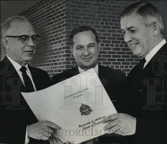 1966, Drs. Klapper, Singer & Joseph Volker at University of Alabama - Historic Images