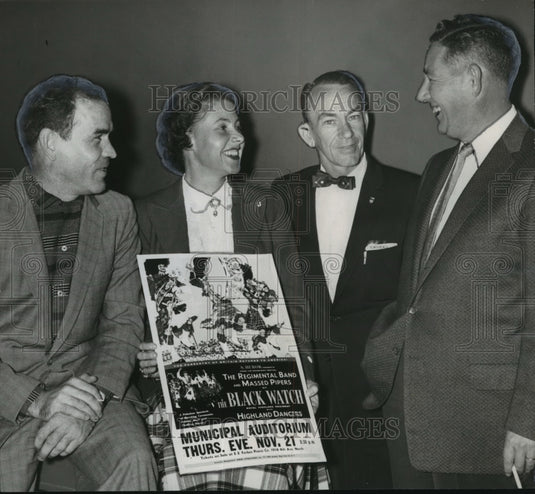 1957, Mrs. David Roberts III, Birmingham Music Club, & Union Leaders - Historic Images