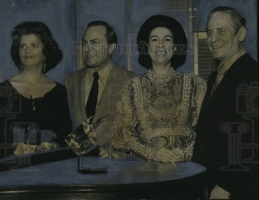 1971, Mrs DeBardeleben Jennings, Wendell Riggins, Mr & Mrs Passman - Historic Images