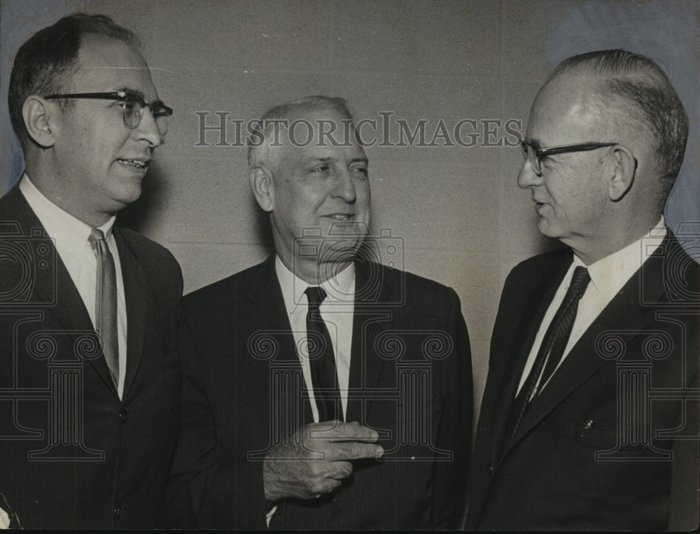 1965 Historians Wilbur Helmbold, Thomas Clark, George Irons - Historic Images