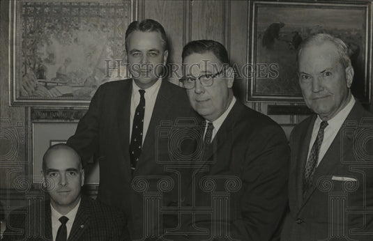 1963, Chamber Officers Spencer, Johnson, Steger, and Russell - Historic Images