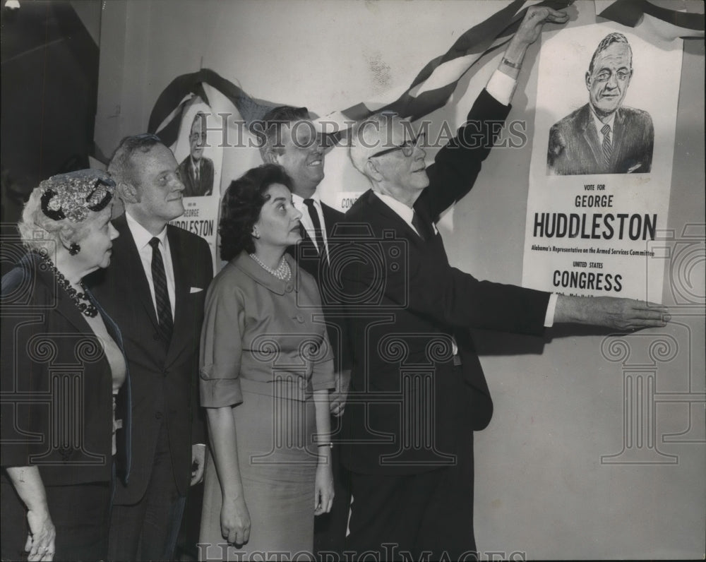 1962, Alabama Citizens for Huddleston Committee Opens Headquarters - Historic Images