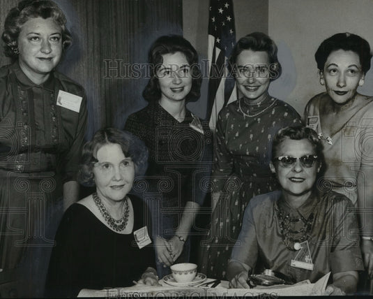 1961 Press Photo Group of Women Civic Workers - abno08912-Historic Images