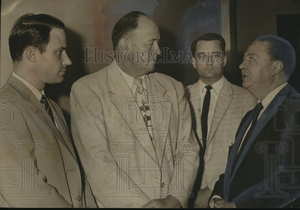 1958, Greene County Sheriff Bill Lee and Lawyers - abno08925 - Historic Images