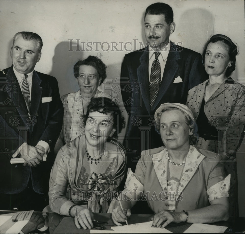 1955 Jefferson County, Alabama new mental health officers - Historic Images