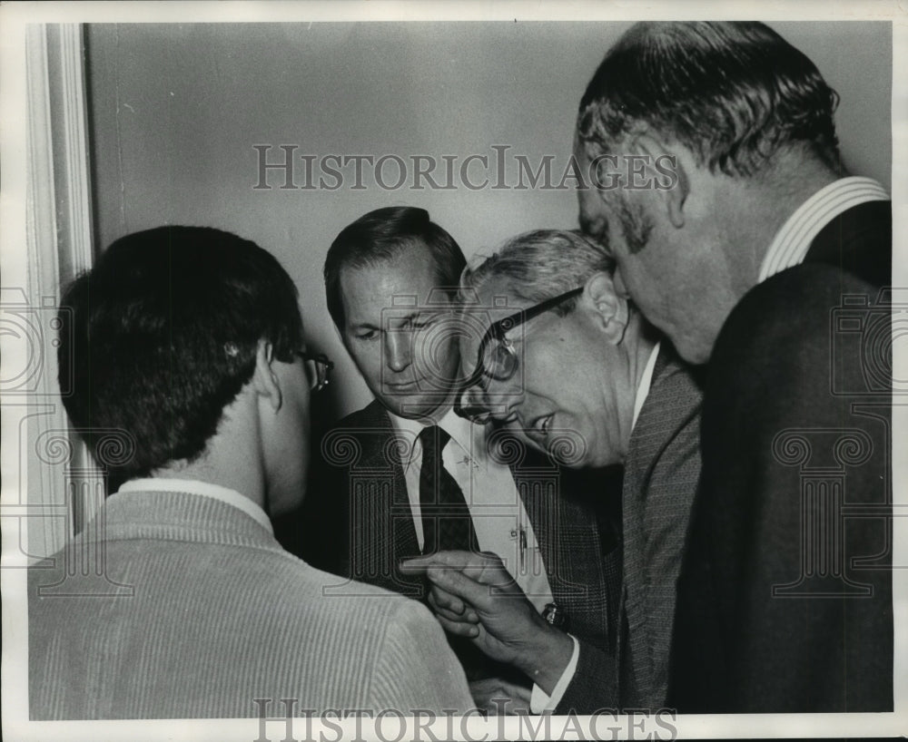 Press Photo Group of men from Alabama Education Association, Alabama - abno08997 - Historic Images