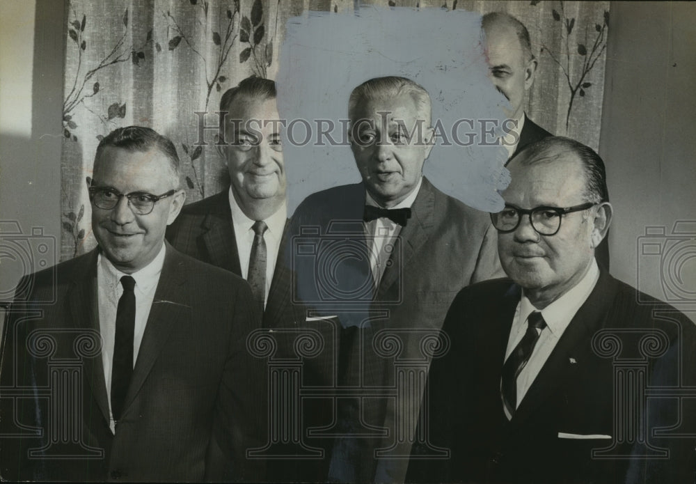 1962, Andrew J. Lewis, Insurance executive, & Birmingham businessmen - Historic Images