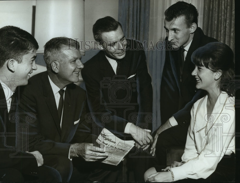 1964, Dr. Kermit Johnson and other educators at Jacksonville forum