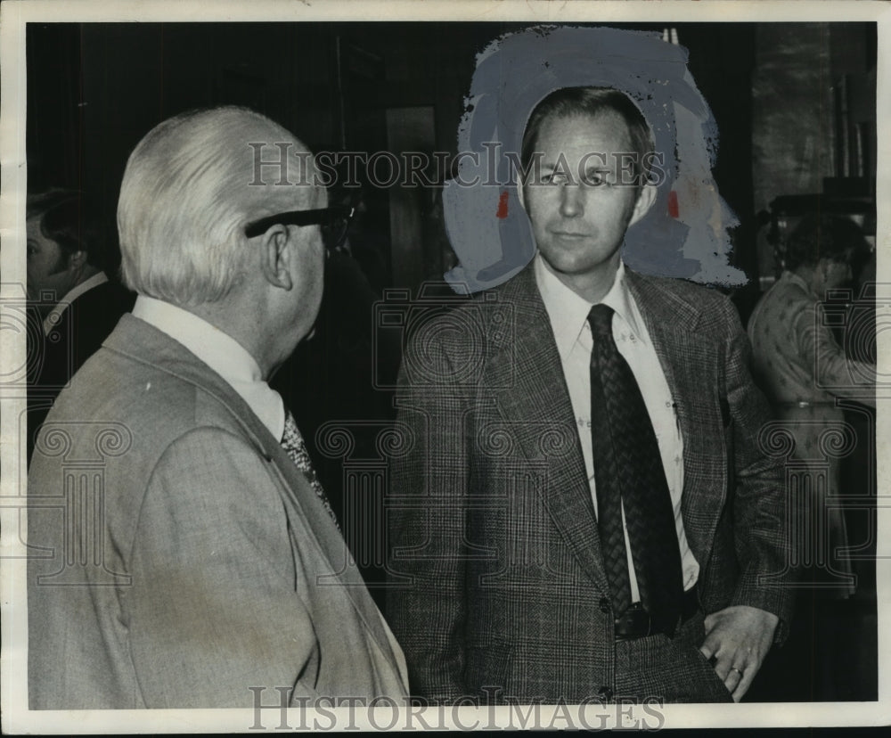 1977 Press Photo Representative Francis, Paul Hubbert - abno09197 - Historic Images