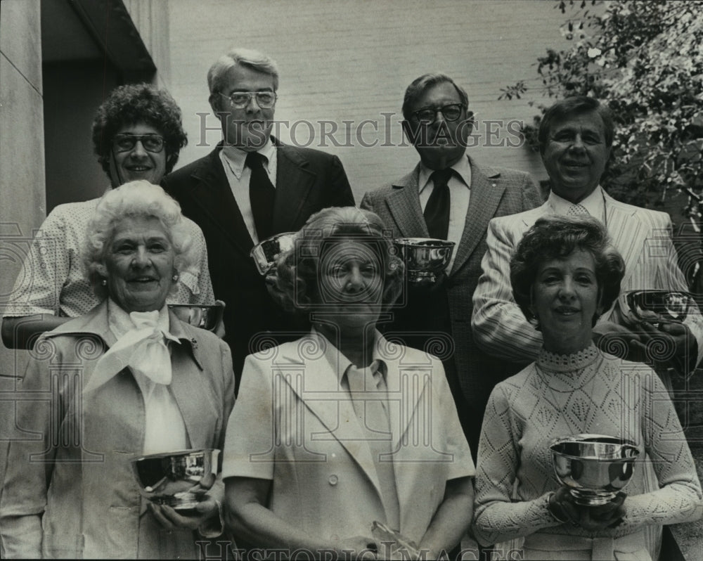 1977 Press Photo Silver Bowl awards at Birmingham Museum of Arts - abno09201 - Historic Images