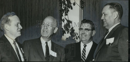 1962, Alabama Representative George Huddleston & congressmen - Historic Images