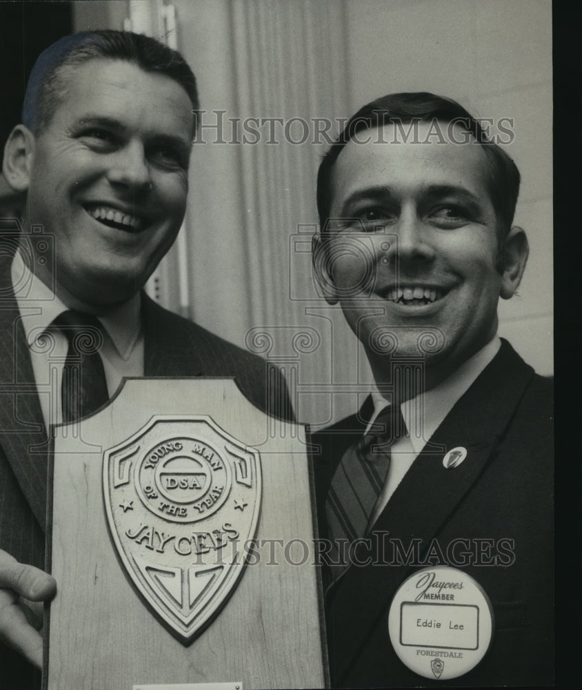 1969, Eddie Lee, Forestdale Jaycee &quot;Man of the Year&quot; - abno09345 - Historic Images