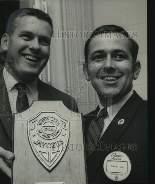 1969, Eddie Lee, Forestdale Jaycee "Man of the Year" - abno09345 - Historic Images