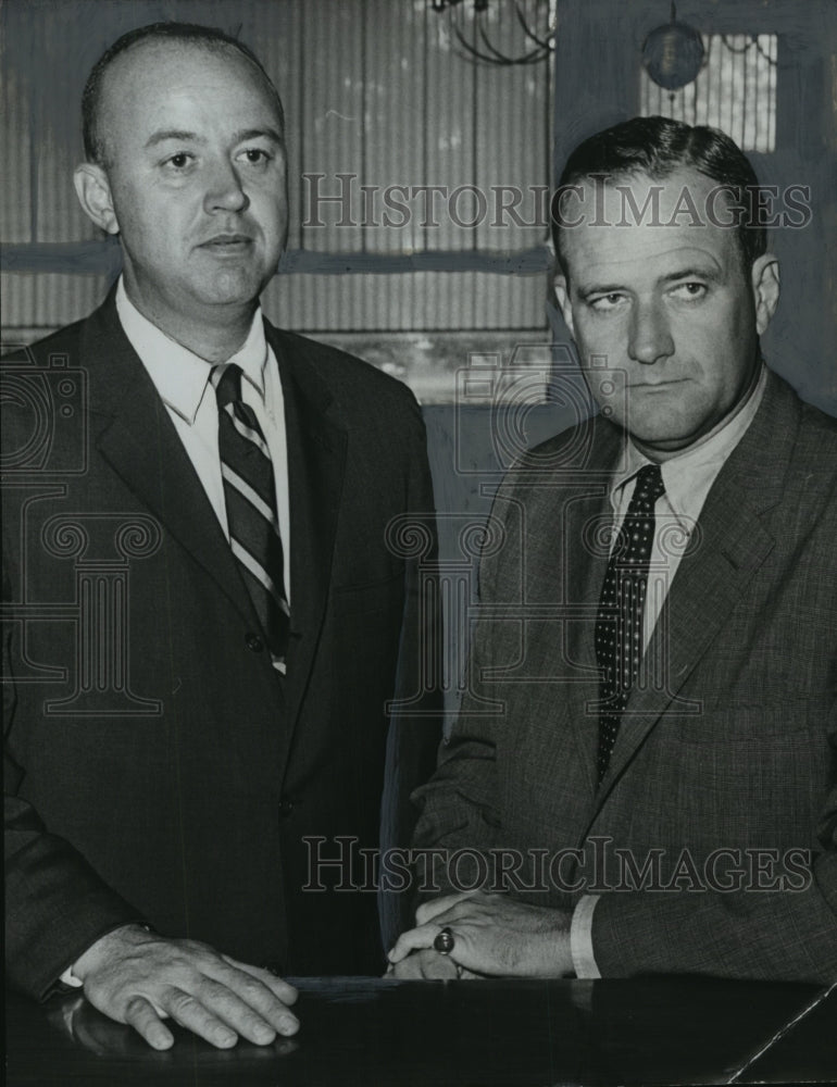 1964, John Schuler, President Associated Industries &amp; Robert Franklin - Historic Images