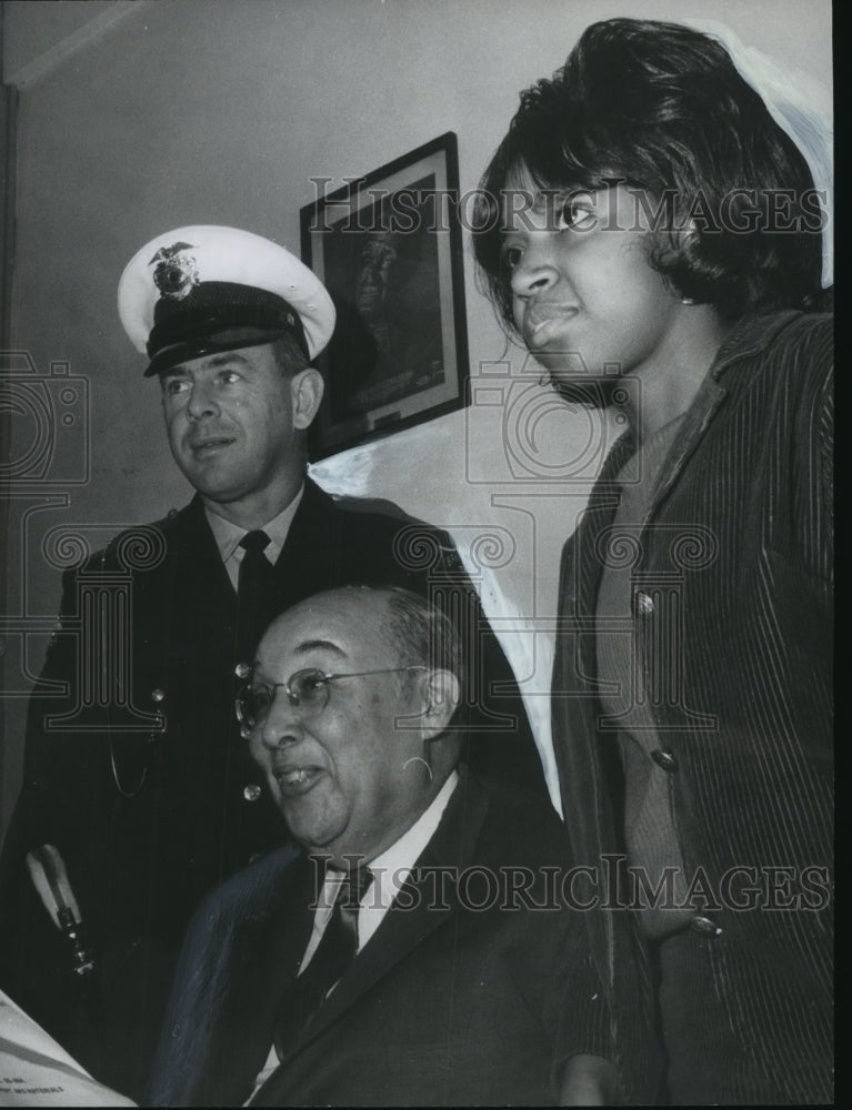 1966, Parker High Principal R. C. Johnson Works On Parade Route - Historic Images