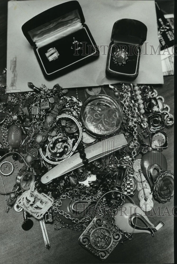 1979 Press Photo Jewelry Birmingham police recovered from Florida men - Historic Images